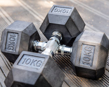 Load image into Gallery viewer, Rubber Hex Dumbbells [Pair]
